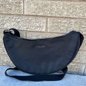 Lancome Nylon handbag with adjustable straps Black